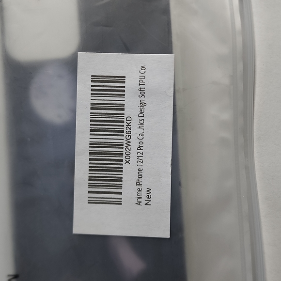 Bundle 3 for $9   iPhone 12 Pro Anime Cell Phone Case, 6.1 inches, Black - Picture 2 of 2